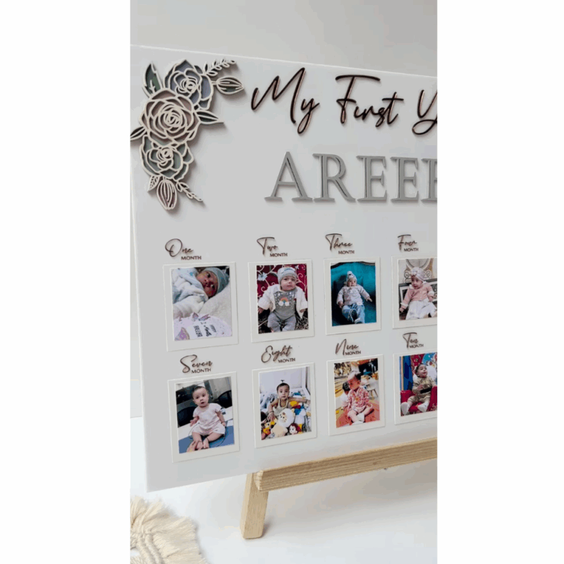 Baby Photo Board-Rectangular Shape